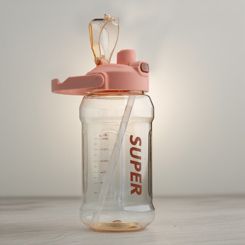 Plastic kids sipper water bottle